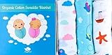 CozyCloud 100% Organic Cotton Muslin Swaddle Baby Blankets Set of 3 [並行輸入品]