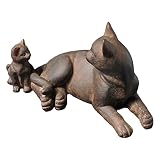 東洋石創 動物オーナメント 親子 ねこ 11034