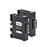 【SEASKY】 GC42KH ブラック 黒 顔料 お得な2個セット 【Lサイズ】 リコー RICOH プリンター用 GC42 互換 インクカートリッジ 互換インク ICチップ付 残量表示機能付 プリンターインク ISO9001認証工場 SG 5200 / SG 5200 FT(フロント手差しモデル) (GC42 GC42H GC42KH GC42CH GC42MH GC42YH)