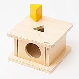 【Natural MONTESSORI】 モンテッソーリ教具 -- 三角柱落とし -- montessori 教育 ナチュラルモンテッソーリ 本格教材 木製知育玩具 木製パズル ブロック ベビー 赤ち