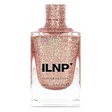 ネイル ポリッシュ ILNP Juliette Holographic Nail Polish, Rose Gold マニキュア ピンク ローズ ゴールド ラメ