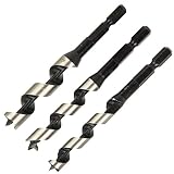 E-Value 六角軸 木工用 インパクトドリルセット 3PCS 9・10・12mm EDSW-4 先三角タイプ