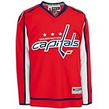 Washington Capitals NHLユースステッチプレミアホームチームジャージーレッド