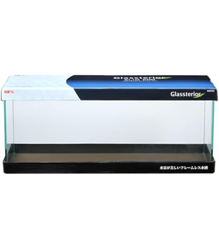Amazon | ジェックス グラステリアスリム600 フレームレス水槽 W60×D20