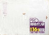 サニパック　ＬＴ１６スタンダートポリ袋１６号（０．０２）透明１００枚 LT16