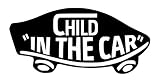 【全16色】人気!チャイルド イン カー ステッカー!Child in car Sticker /車用/シール/ Vinyl/Decal /バイナル/デカール/ステッカー/CIC-2 (黒) [並行輸