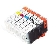 BCI-7E+9/5MP 5色パック【BCI-9BK】+【BCI-7e BK/C/M/Y】対応機種: MP970 MP960 MP950 MP830 MP810 MP800 MP610 MP600 MP500 MX850 iP7500 iP5200R iP4500 iP4300 iP4200 Mt.Smile製 キャノン用 互換 インク カートリッジ 【365日保証】サービス
