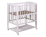 ベビーベッド ハイタイプ 折りたたみ 日本製 ミニ ワンタッチプチ/ホワイト