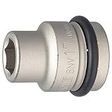 トネ(TONE) インパクト用ソケット 6NV-17 差込角19.0mm(3/4") 二面幅17mm