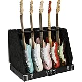 Fender フェンダー ギタースタンド Classic Series Case Stand - 5 Guitar, Black