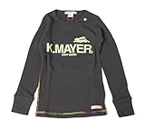 クリフメイヤー キッズ サーマルブランドロゴT 90cm チャコール 1439907K