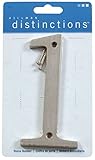 The Hillman Group 843321 4-Inch Brushed Nickel Flush-Mount House, Number 1 [並行輸入品]