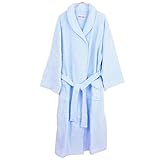 パイル地 バスローブ サックス