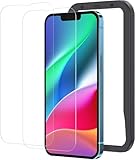 NIMASO ガラスフィルム iPhone13 / iPhone 13 Pro 用 液晶 保護 ガラス フィルム ガイド枠付き 2枚セット 