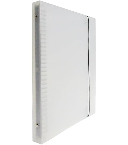 Amazon | K-Hit's クリアバインダー リングファイル A4 縦 30穴 背幅