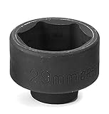 GearWrench 3939D 3/8 Drive Oil Filter Metric Socket 38mm Black [並行輸入品]