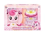 キャッチ!ティニピン プリンセス ハチュピン ぬいぐるみ 着せ替えドレスセット, ピンク, 着せ替え人形, 女の子向け クリスマス・誕生日プレゼント, 3歳以上対象 [並行輸入品]