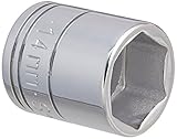 SK Hand Tool 40713 6 Point 14mm Standard Drive Socket, 1/4-Inch, Chrome [並行輸入品]