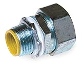 RACO 3522直線コネクタ、3で、Insulated