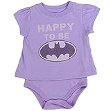 Kids with Character DC Comicsベビー女の子Batgirl 1 Piece Creeper Tee カラー: パープル