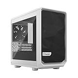 Fractal Design Meshify 2 Nano White TG クリアティント。