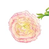 手作りのカーネーションシミュレーションの3つのセット花、人工花、ライトピンク