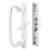 Prime-Line Products Sliding Door Handle Set, Mortise Style, White [並行輸入品]