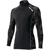 KURODARUMA(クロダルマ) ゴールドドット迷彩柄 長袖アンダーレイヤー ブラック 3L