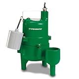 Hydromatic SKV40AW1 4/10 HP Cast Iron Sewage Pump [並行輸入品]