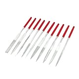 160mmx4mmダイヤモンドファイルセットのグラスストーン彫刻ツール10個カービング