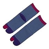 (靴下屋)kutsushitaya キッズ ネップカラフル足袋ソックス19〜21cm ダルサックス