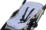 Minene Reversible Pushchair / Car Seat Liner (Blue) by Minene [並行輸入品]