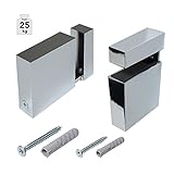 クリップ&ブラケット クアドロ クロムメッキ 30