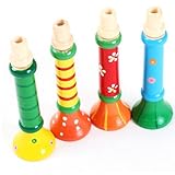 1 pcs Baby Kids Children Wooden Trumpet Hooter Bugle Suona Educational Musical Toys by COFFLED [並行輸入