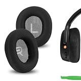 Geekria イヤーパッド Comfort 互換性 パッド スカルキャンディ Skullcandy Crusher ANC 2 ヘッドホンに対応 パッド イヤー/イヤーカップ メッシュファブリック (黒)