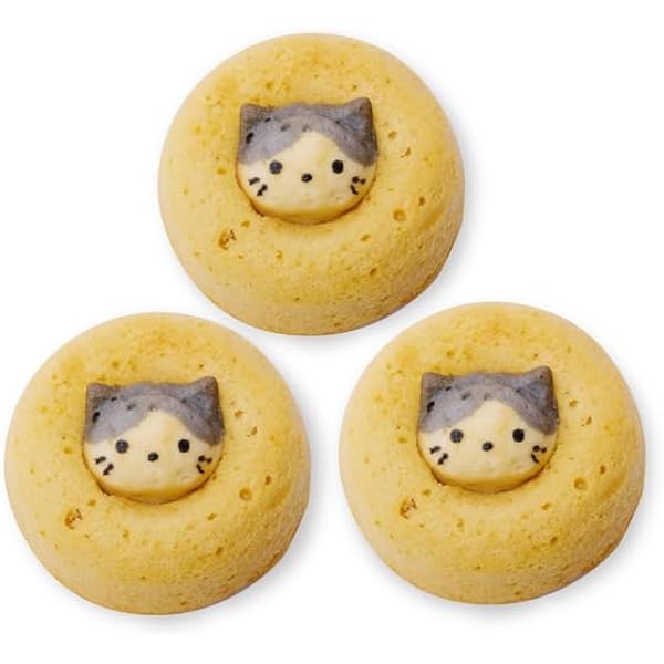 Amazon.co.jp: 【ZOOONUTS 3P ネコ】 キャラメル味 猫 ズーナッツ 焼き