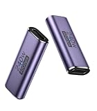 2枚セット Type-C 中継 OTGアダプター 【240W急速充電 40Gbpsデータ転送 8K@60Hz映像出力】 TiMOVO USB Type-Cメス to Cメス USB4.0 延長アダプター アルミ合金シェル Thunderbolt 3/4、MacBookPro/Switch2/SurfaceBook2/GalaxyS21など タイプCデバイスに対応 DarkPurple