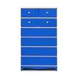 アルファタカバベビータンスシリーズパレット75cm幅6段ブルー