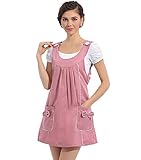 【Buy the world 】マタニティ期の電磁波対策 グッズ♪高周波電磁波エプロン/電磁波防止エプロン/電磁波遮断/電磁波カット/ガード マタニティウェア マタニティ服 ２枚セット　 (L, ピン