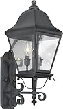 Elk 5310-C 8 by 20-Inch Belmont 3-Light Outdoor Wall Lantern, Charcoal Finish [並行輸入品]