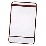 ランドセルカバー カラー縁取り透明 まもるちゃん LLサイズ fo-rt-1600(ブラウン)