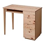 アビライト 日本製(大川家具) 九州産ヒノキ無垢材使用スタディシリーズ 幅85 左右袖付替できるデスク fk0071