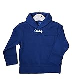 baby Gap（ベビーギャップ） リブショール コットン スウェットシャツ 長袖 (95（2-3歳/体重13-15kg）, インディゴブルー)