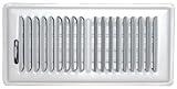 Speedi-Grille SG-48 FLW 4-Inch by 8-Inch White Floor Vent Register with 2 Way Deflection [並行輸入品]