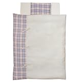 白井産業 日本製 チェックマリーオーガニックダブルガーゼ ミニサイズベビー布団10点セット