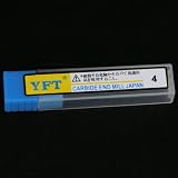 【ノーブランド品】YFT 高精度 超硬エンドミル 加工用カッター シャンクエンドミルカッター 4mm x 4mm