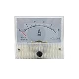 HiLetgo DC 0-5A アナログ AMP 電流パネル メーター 電流計 [並行輸入品]