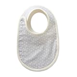 【キューズベリー】＜赤ちゃんかわいく輝くスタイ＞スキップスティップ パステルブルー