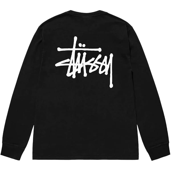 Amazon | [ステューシー] ロンT ベーシック ロングスリーブ Tシャツ