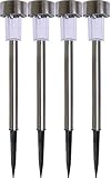 Solarek Stainless Steel Solar Garden Light, 4-Pack [並行輸入品]
